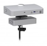 Monitor Arm Base with Power Strip