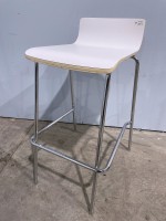 White Cafe Height Chair