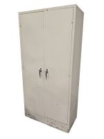 Coleman Light Gray Laminate Storage Cabinet 29 25 Inch Wide
