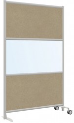 Rolling Free Standing Office Partition Panel - 37