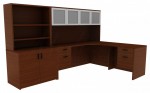 L Shaped Desk with Storage