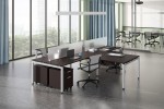 4 Person Desk with Privacy Panels