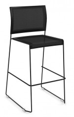 Stackable Mesh Bar Height Chair