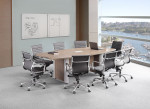 Modern Boat Shaped Conference Table