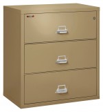 3 Drawer Lateral Fireproof File Cabinet - 38 Wide