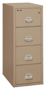 4 Drawer Vertical Fireproof File Cabinet - 18 Wide