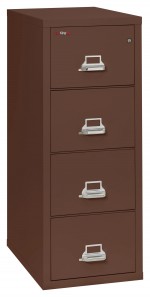 4 Drawer Vertical Fireproof File Cabinet - 21 Wide