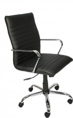 Black Mid Back Conference Room Chair