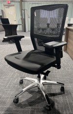 Ergonomic Task Chair with Leather Seat