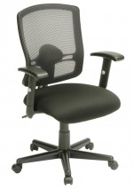 Mesh Back Office Chair with Arms and Lumbar Support