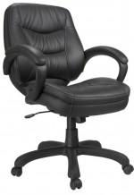 Black Mid Back Conference Room Office Chair