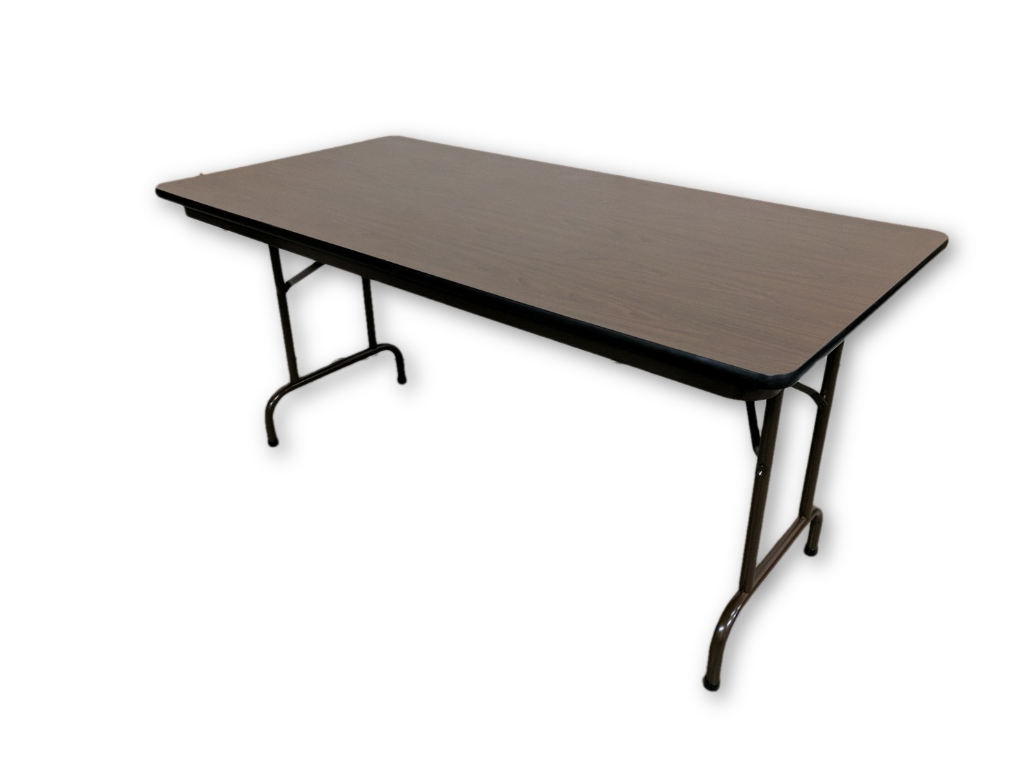 Walnut Laminate Folding Tables 60x30 Madison Liquidators