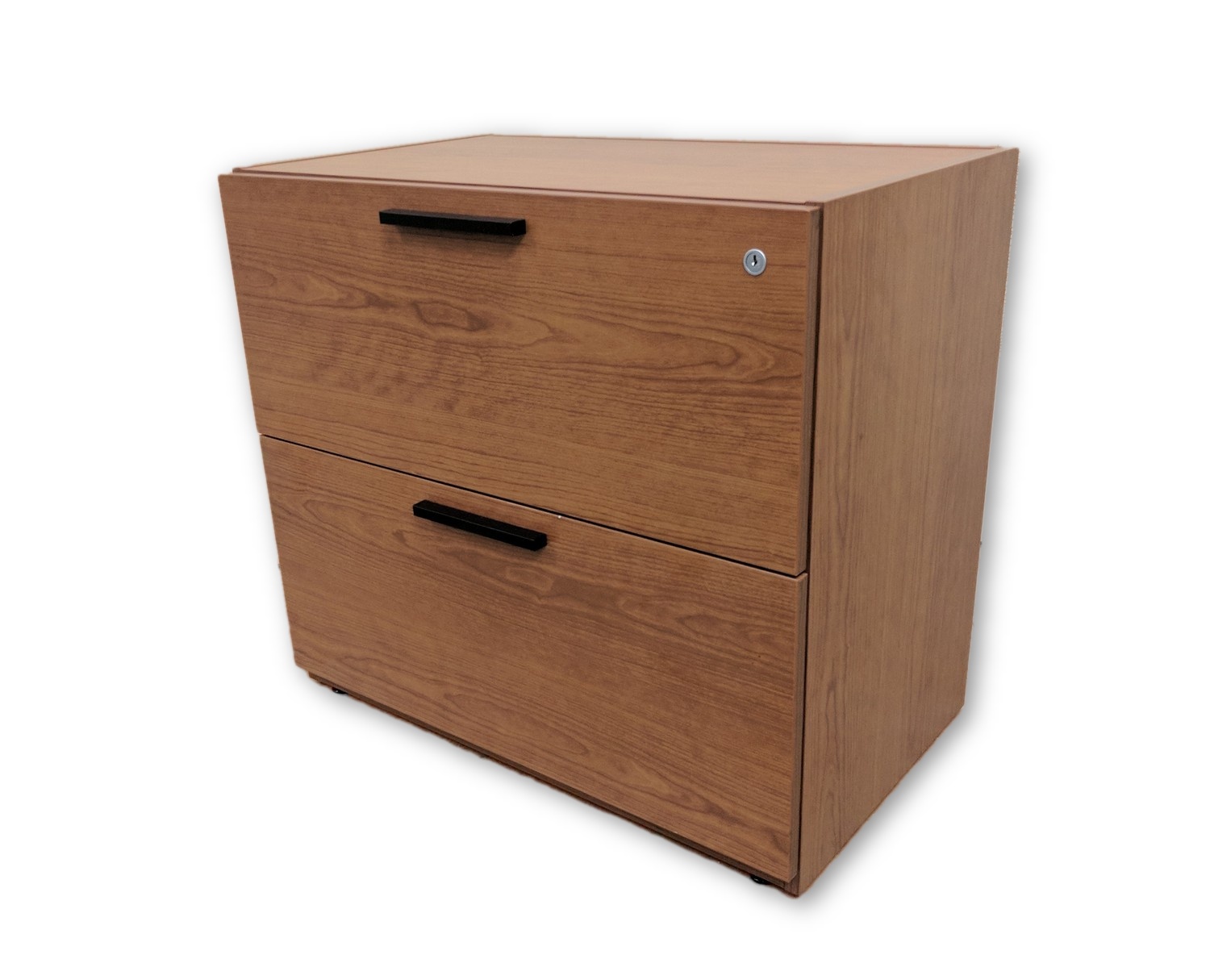 Cherry Laminate 2 Drawer Lateral Filing 30 Inch Wide