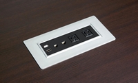 PLT-B Power Conference Table Power Outlet & Data Port Connectivity Box