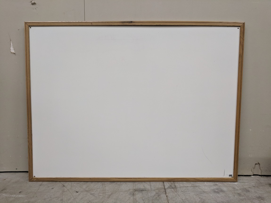 Boone Dry Erase Whiteboard with Black Frame 48x36