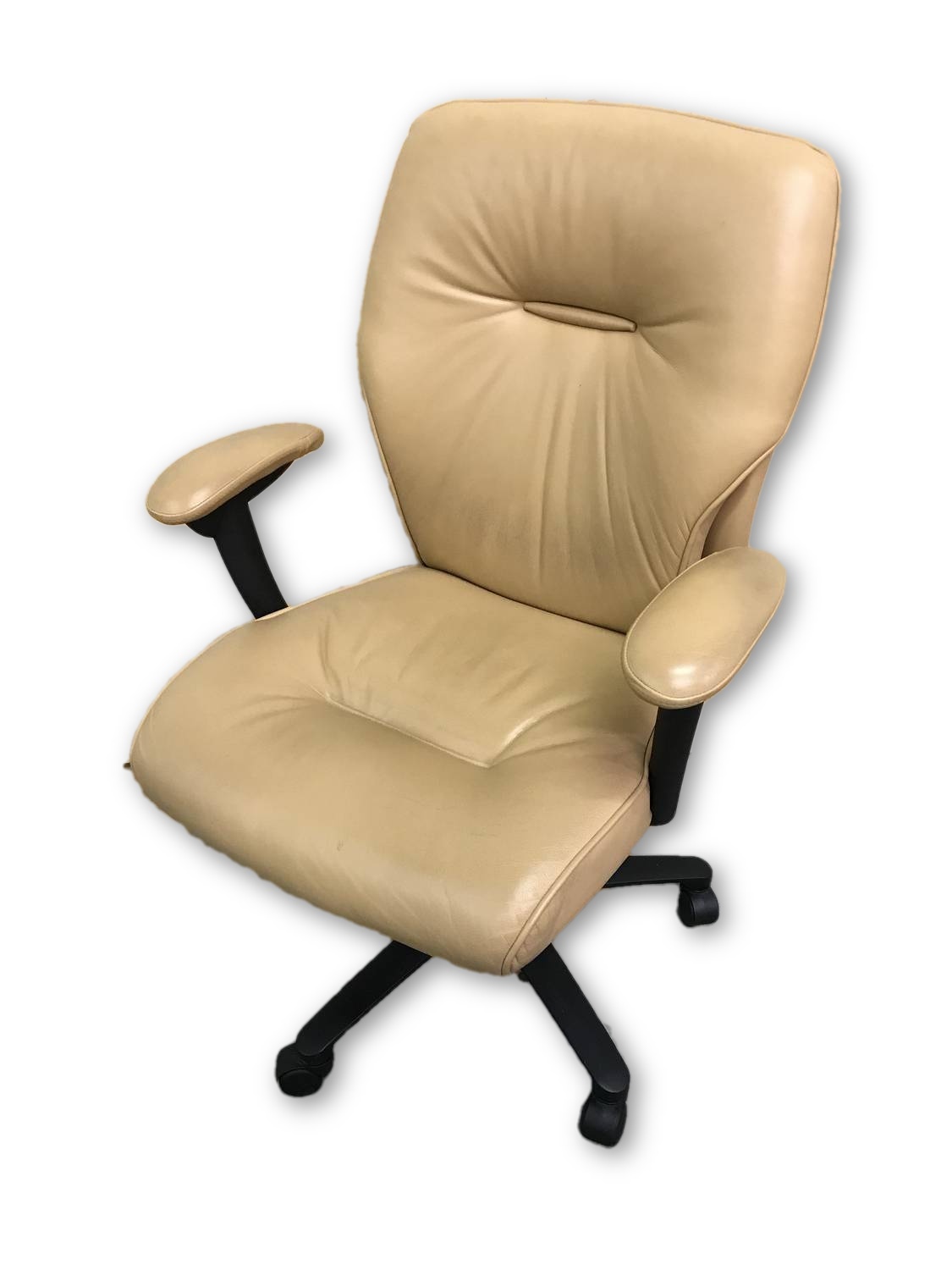 Brayton International Tulsa Leather Executive Chair in Tan