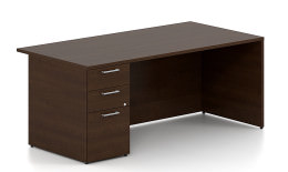 Rectangular Desk with Drawers - Concept 300