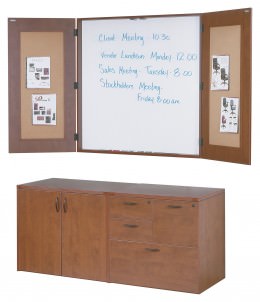 Conference Room Storage and Presentation Board Set - Napa
