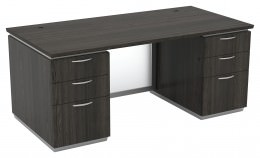 Five Pedestal Desk for a Traditional look