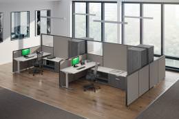 Cubicles and Wall Partitions for Office Separation