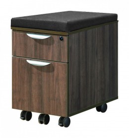 Mobile Pedestal Drawers with Cushion Top - PL Laminate