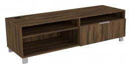 Credenza with Shelves and File Drawer - Apex