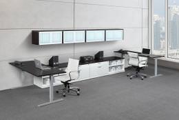 9 U Shaped Desks with Hutch for the Office