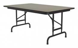 Folding Table with Adjustable Legs - Deluxe High-Pressure