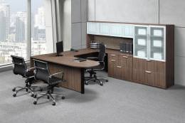 U Shaped Desks with Extreme Storage