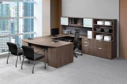 9 U Shaped Desks with Hutch for the Office