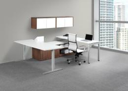 Maverick Desk Multi-Person Workstations with Sit to Stand Desks have Arrived 
