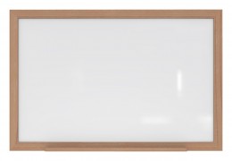 Magnetic Whiteboard with Wood Frame - M1