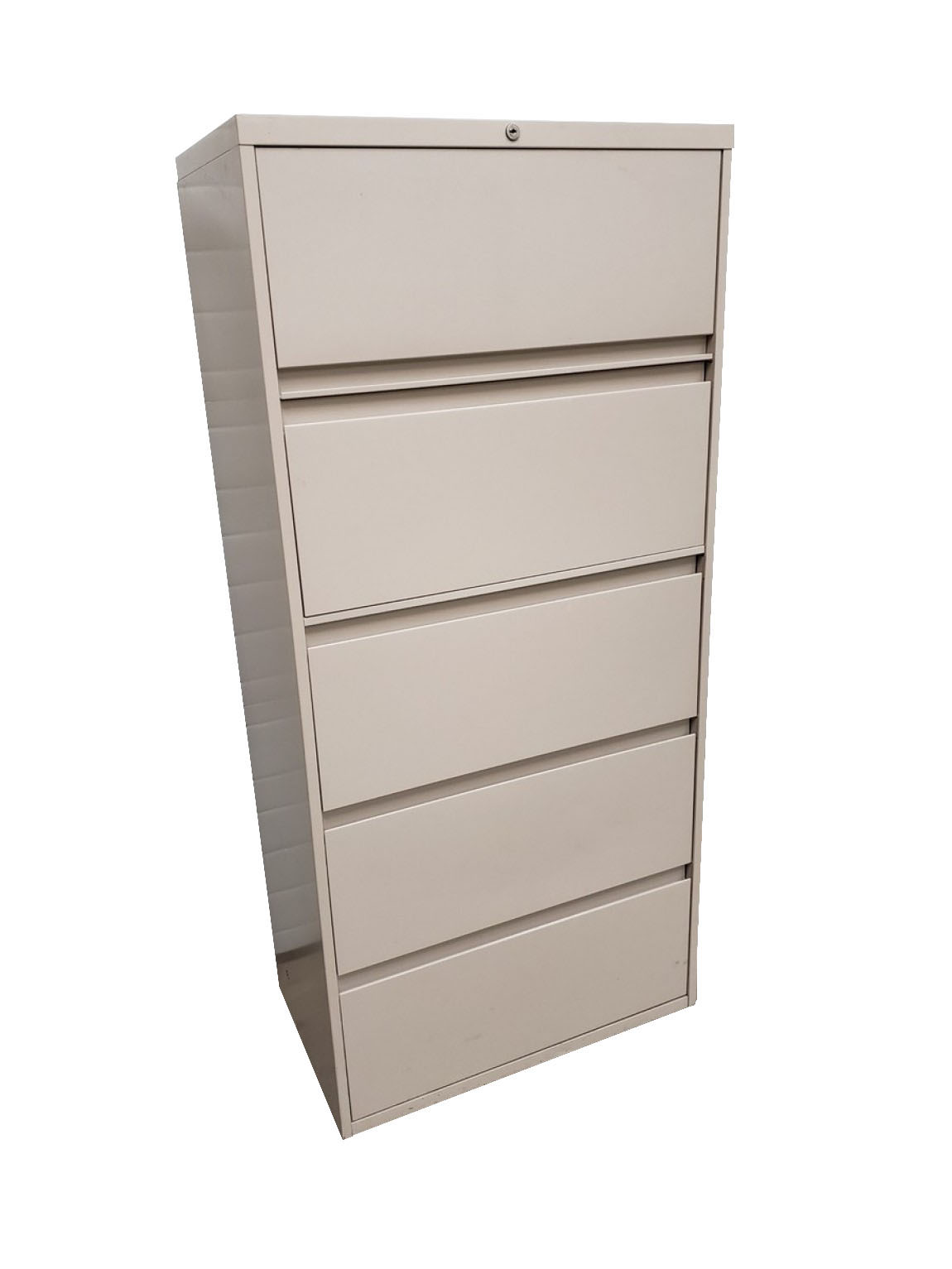 Steelcase Putty 5 Drawer Lateral Filing 30 Inch Wide