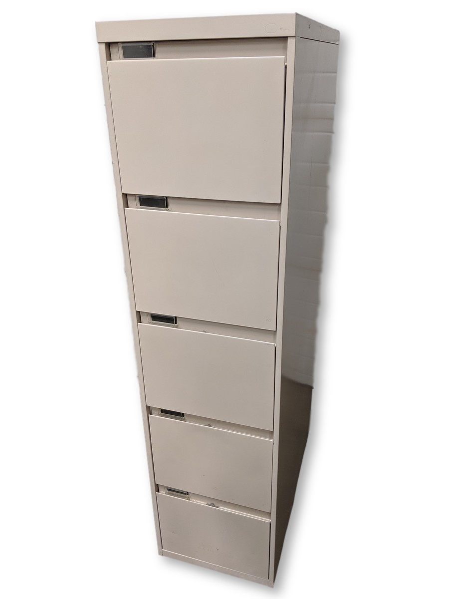 Steelcase Putty 5 Drawer Vertical File Cabinet Madison Liquidators