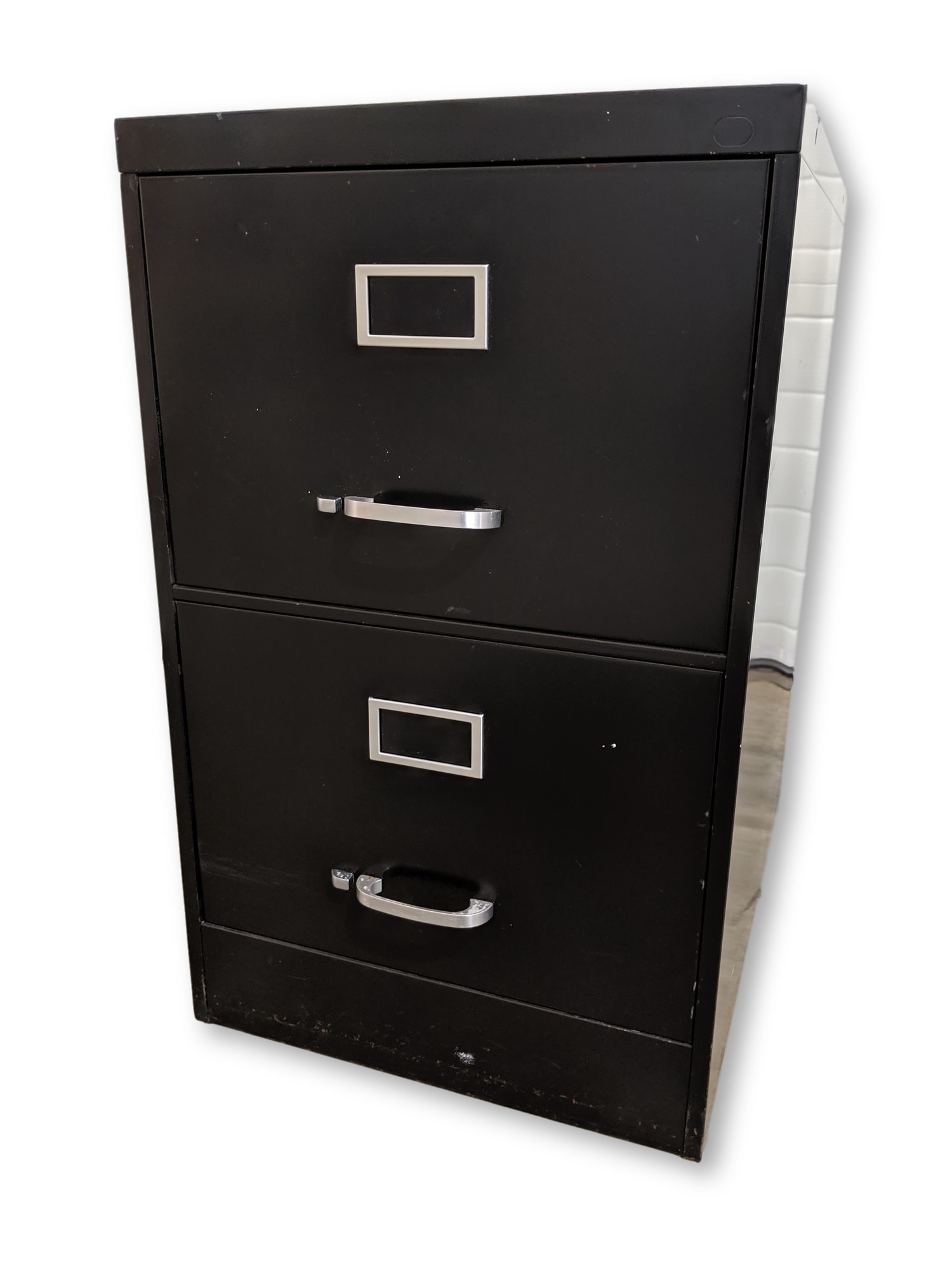 Black 2 Drawer Vertical Legal Size File Cabinet Madison Liquidators