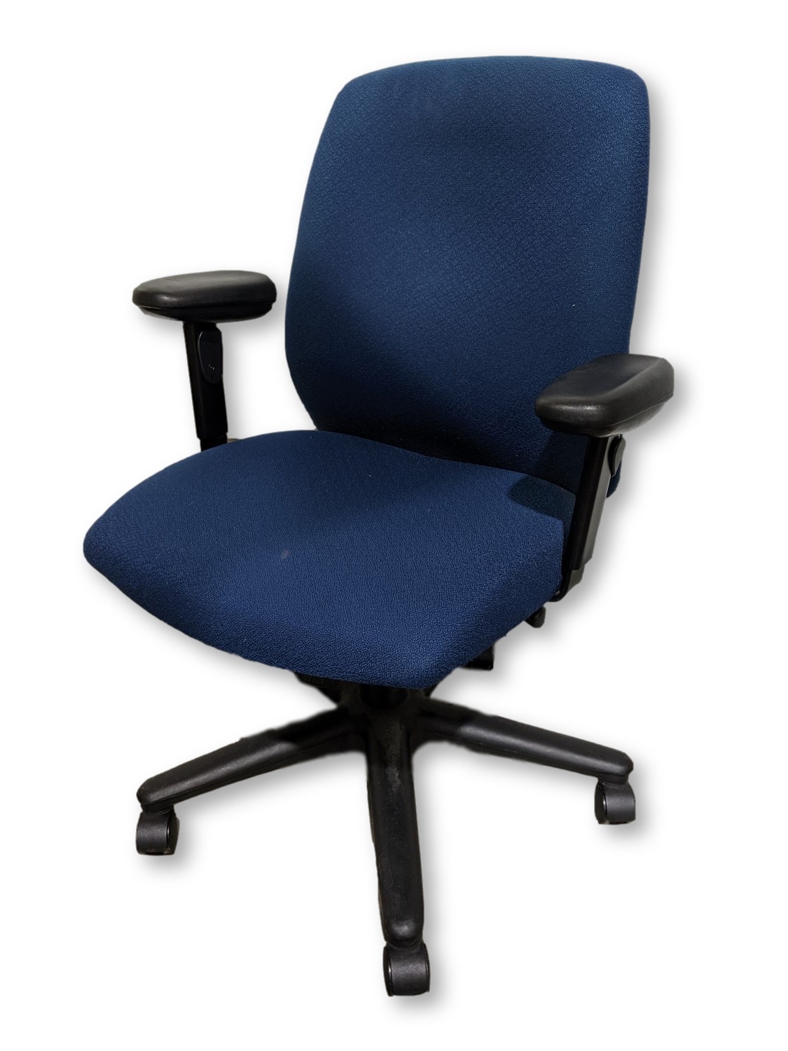 Hon Blue Fabric Rolling Office Chair Madison Liquidators