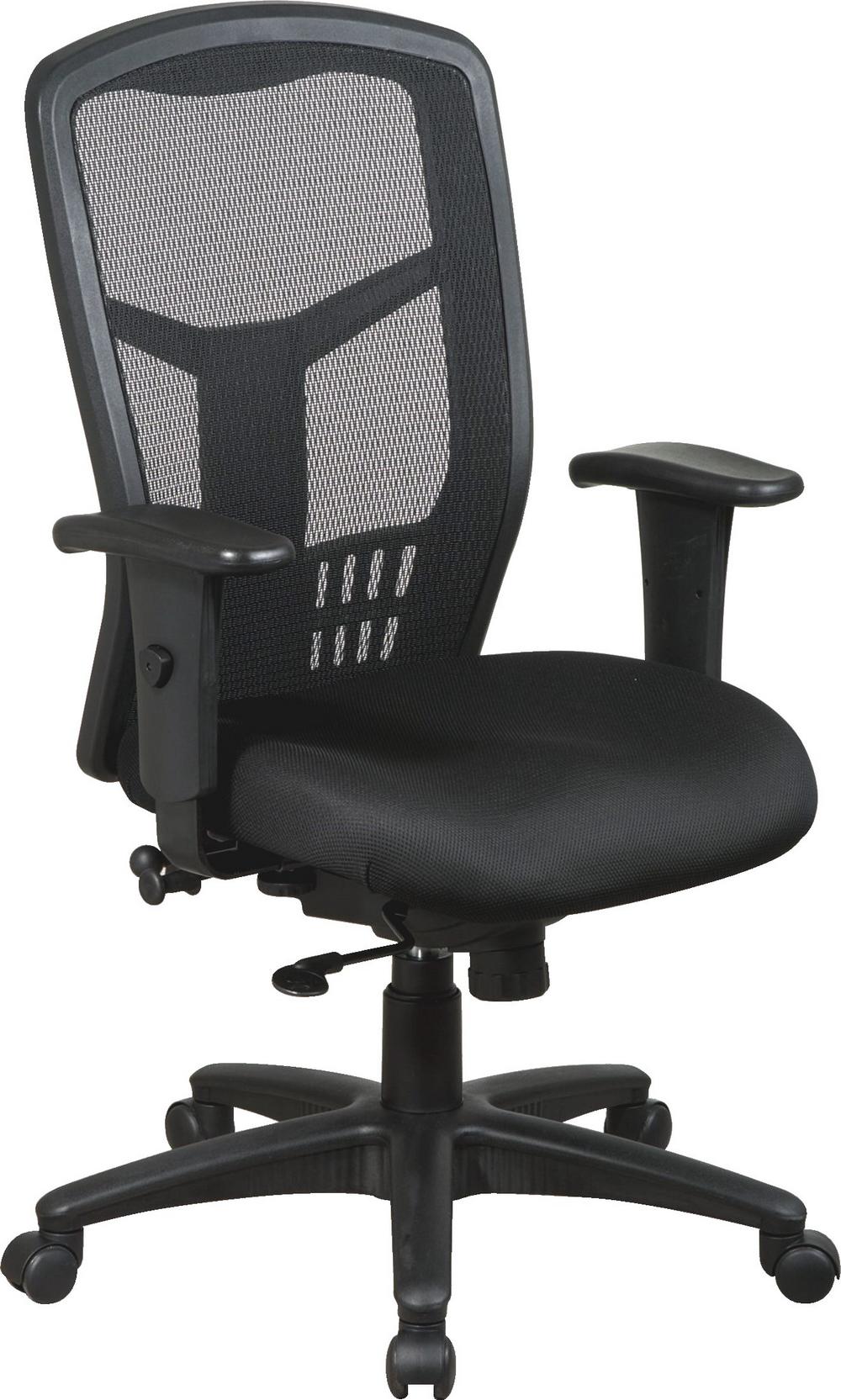 384 Black Mesh Adjustable Rolling Office Chair Es 3957 1 