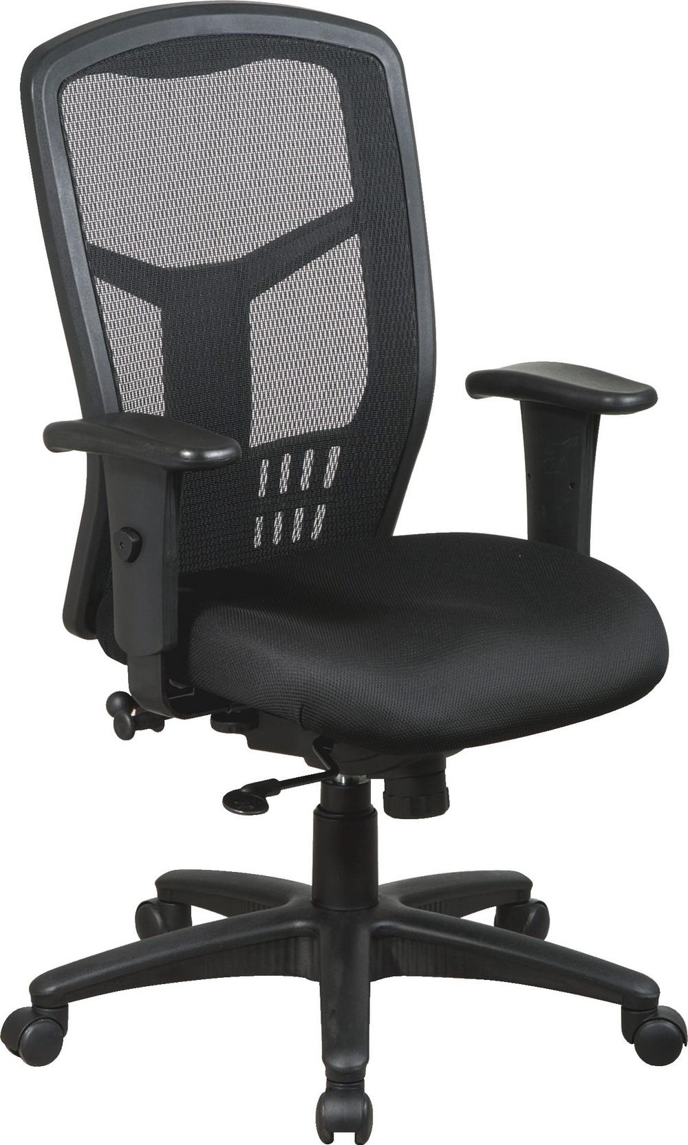 Black Mesh Adjustable Rolling Office Chair ES3957