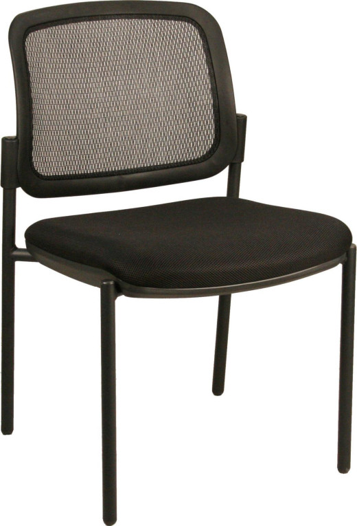 Mesh Stacking Chair without Arms