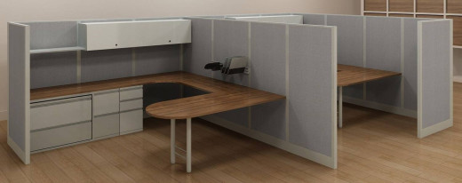 10x9 Managerial Cubicle Stations
