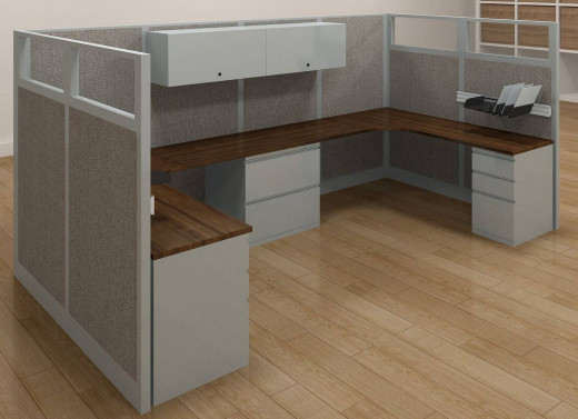 6x12 Double Shared Cubicle Workstation