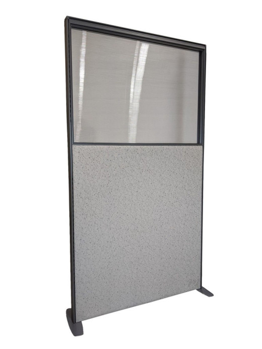 Free Standing Cubicle Wall Partition with Window 36x66