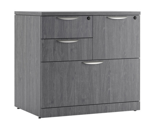 4 Drawer Combo Lateral Filing Cabinet