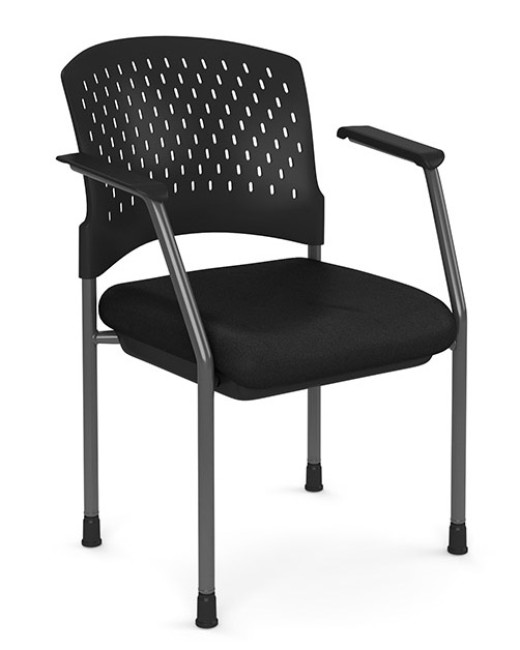 Heavy Duty Stacking Guest Chair with Arms