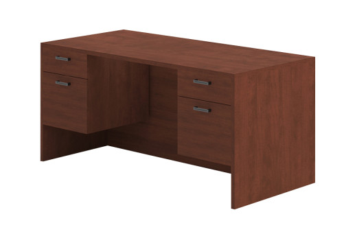 Rectangular Desk with Drawers