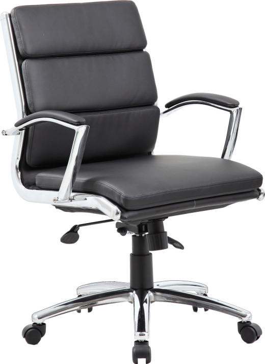 Modern Black Mid Back Conference Room Chair