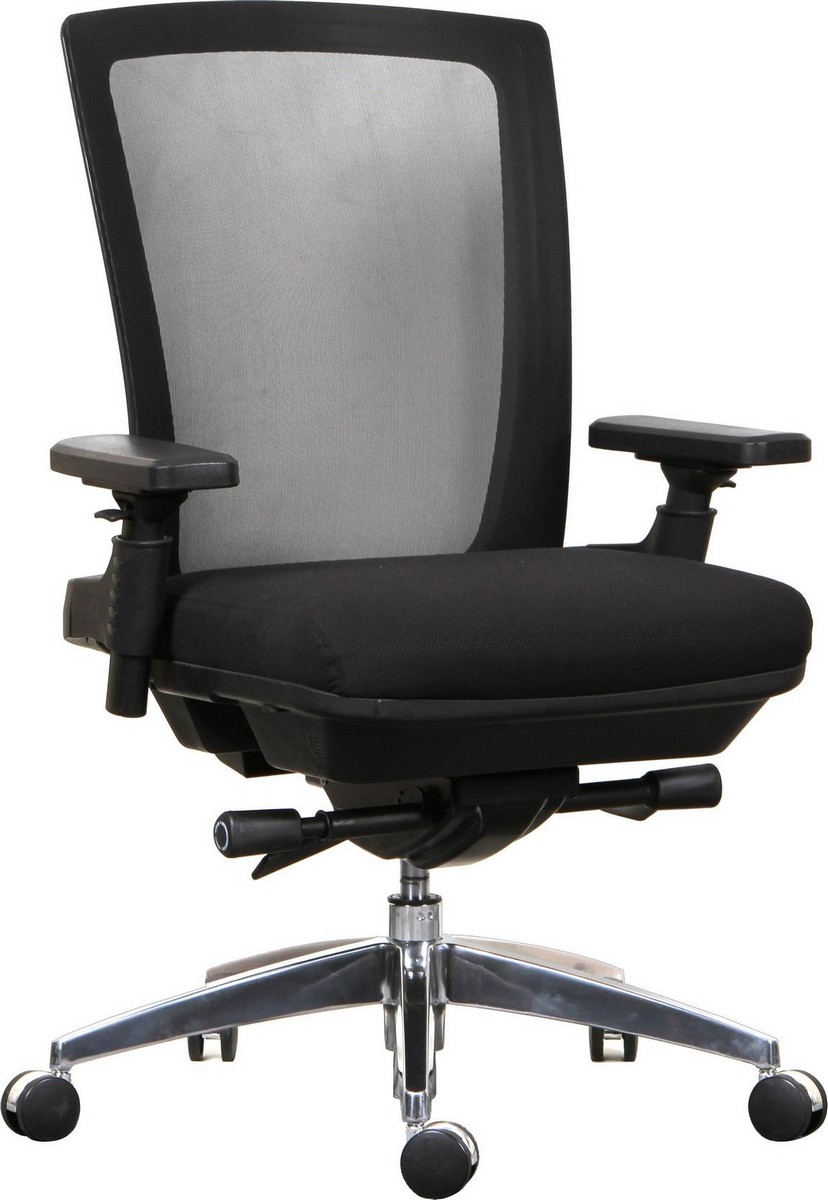 871 Heavy Duty Executive Mesh Back Office Chair With Adjustable Arms 1 