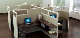 4 Person Compact Cubicle